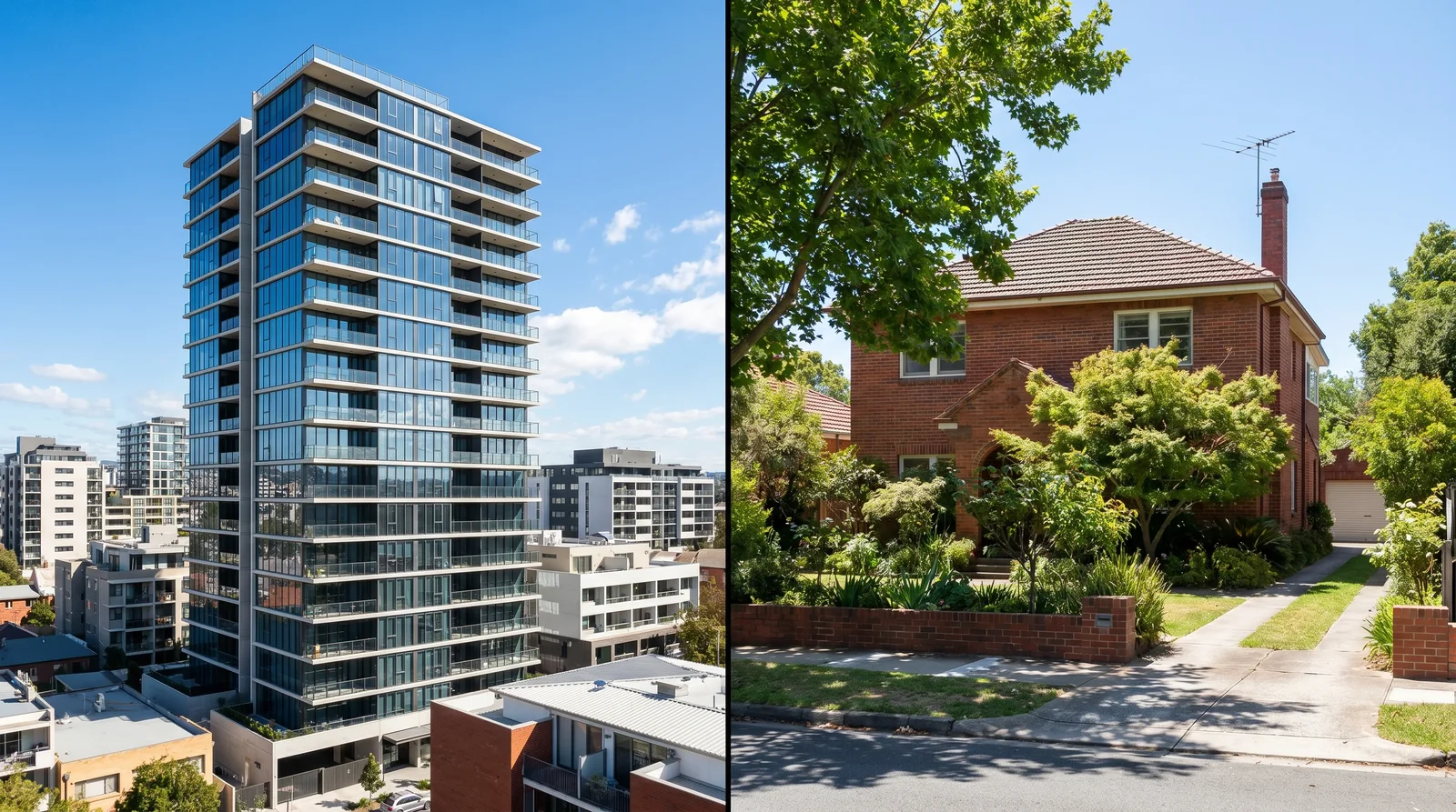 Apartment tower or family home? The two moves that define Melbourne's south-east